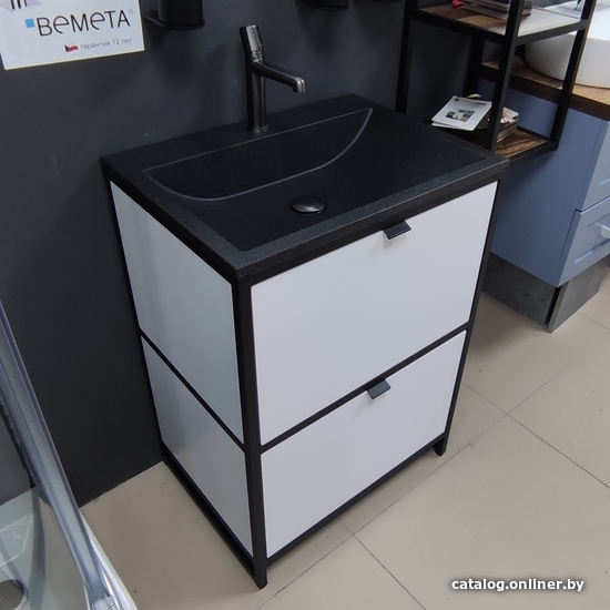 

Sanora Loft Albano Black с умывальником