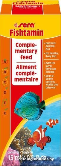 

Средство для ухода за рыбами Sera Fishtamin 15 мл