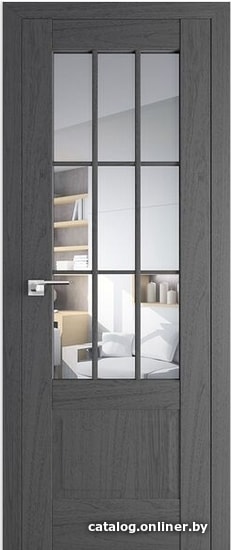 

Межкомнатная дверь ProfilDoors 104X 90x200 (пекан темный/мателюкс прозрачное)