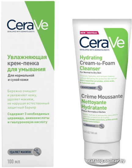 

CeraVe Увлажняющая крем-пенка 100 мл