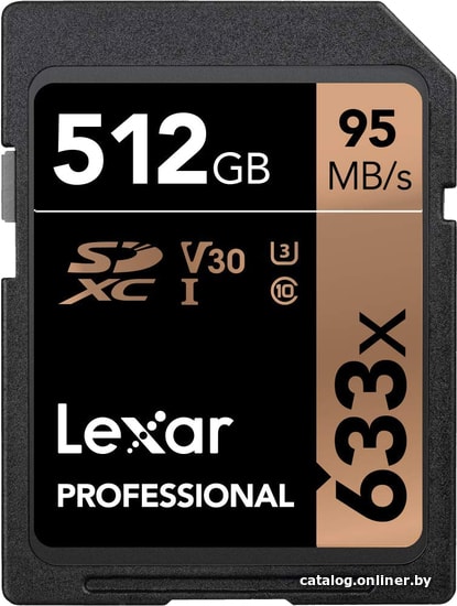 

Карта памяти Lexar LSD512CBEU633 SDXC 512GB