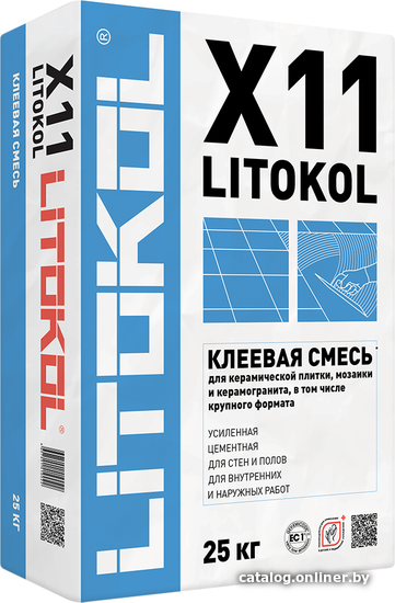 

Клей для плитки Litokol Litokol X11 (25 кг)