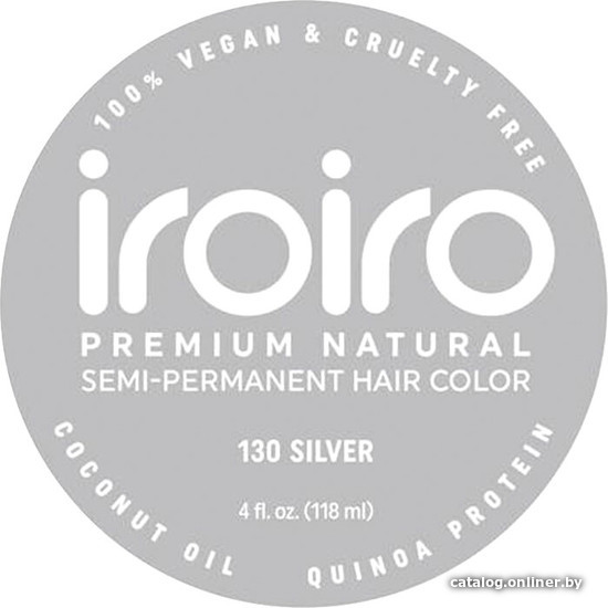 

Краситель прямого действия Iroiro П130 118 мл (серебряный)