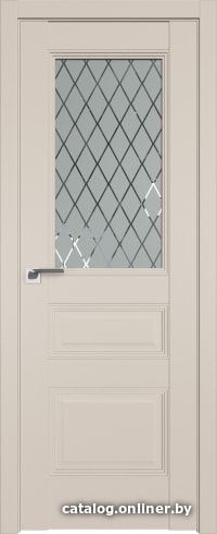 

Межкомнатная дверь ProfilDoors 67U 80x200 (санд/стекло матовое ромб)