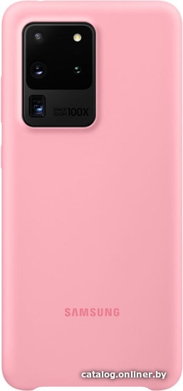 

Чехол для телефона Samsung Silicone Cover для Galaxy S20 Ultra (розовый)