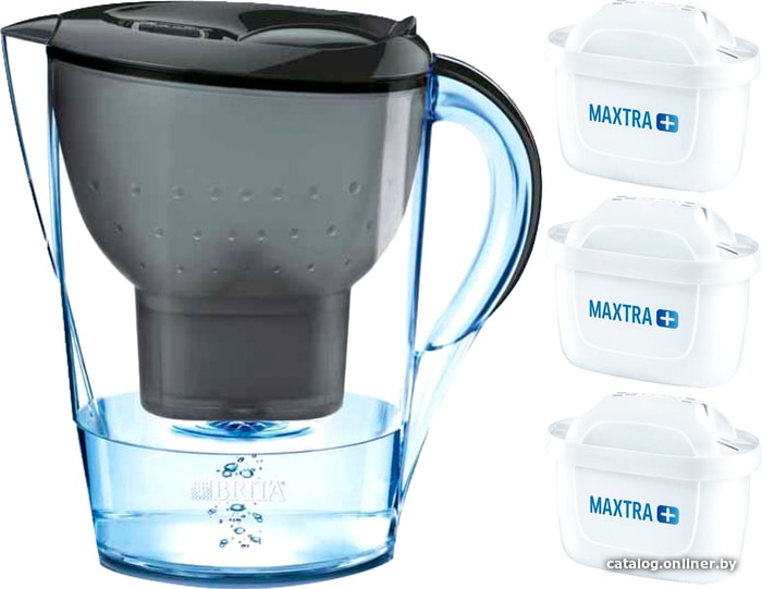 

Кувшин BRITA Marella XL Memo + 3 x Maxtra+ универсальный (графит)