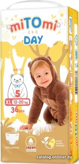 

Трусики-подгузники MiTomi Day XL (36 шт)