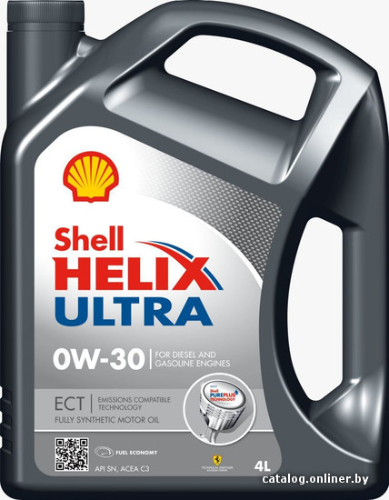 

Моторное масло Shell Helix Ultra ECT 0W-30 4л