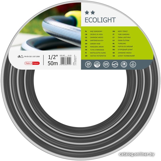 

Шланг Cellfast Ecolight (1/2", 50 м) 10-152