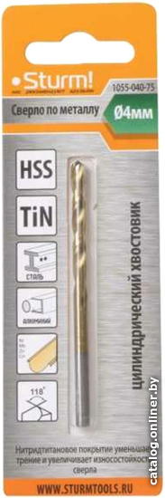 

Сверло Sturm 1055-040-75
