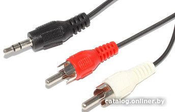 

Кабель Jett 285-201 3.5 Jack M - 2xRCA M (1 м, черный)