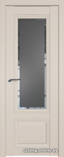 

Межкомнатная дверь ProfilDoors 2.103U 90x200 (санд, стекло square графит)