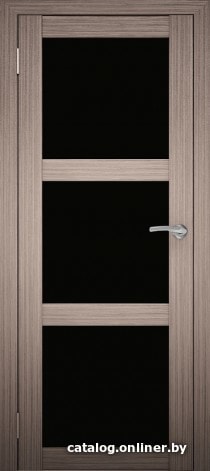 

Межкомнатная дверь Юни Амати 20 (ч) 40x200 (дуб дымчатый/черное стекло)