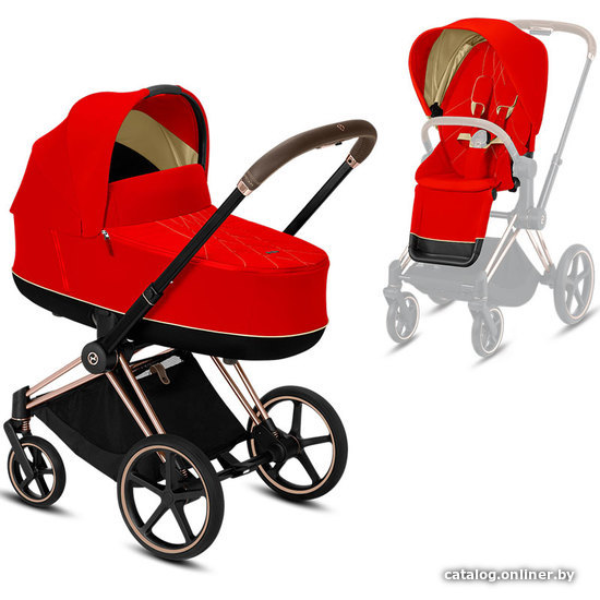 

Универсальная коляска Cybex e-Priam (2 в 1, Autumn Gold)