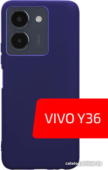 

Чехол для телефона Akami Matt TPU для Vivo Y36 (темно-синий)