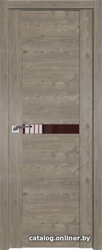 

Межкомнатная дверь ProfilDoors 2.01XN 50x200 (каштан темный, стекло Lacobel Коричневый лак)