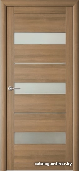 

Межкомнатная дверь Albero Прага экошпон 80x200 (кипарис янтарный, стекло мателюкс)