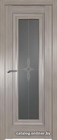 

Межкомнатная дверь ProfilDoors 24X 80x200 (орех пекан серебро/стекло узор графит)