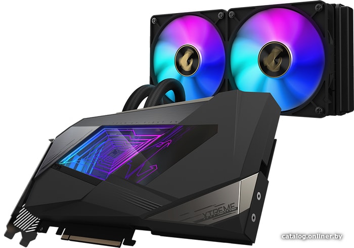 

Видеокарта Gigabyte GeForce RTX 3090 Xtreme Waterforce 24G GV-N3090AORUSX W-24GD