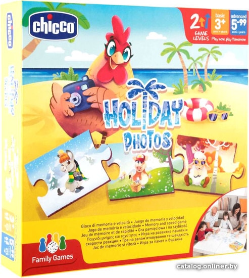 

Настольная игра Chicco Holiday Photos