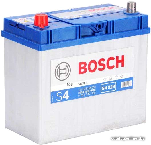 

Автомобильный аккумулятор Bosch S4 023 (545158033) 45 А/ч JIS