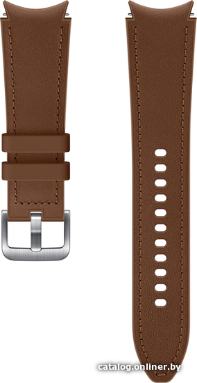

Ремешок Samsung Hybrid Leather для Samsung Galaxy Watch4 (20 мм, M/L,коричневый)