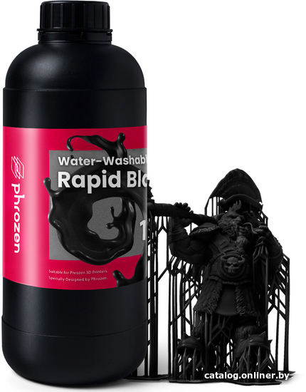 

Фотополимер Phrozen Water-Washable Rapid Black 1000 г