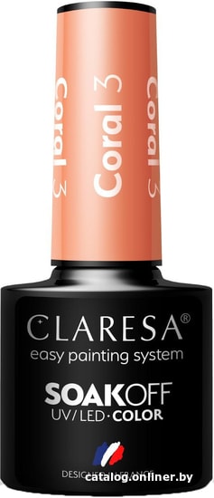 

Гель-лак Claresa Hebrid (coral 003) 5 мл