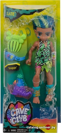 

Кукла Cave Club Slate Prehistoric Fashion Doll with Dinosaur Pet GNL87