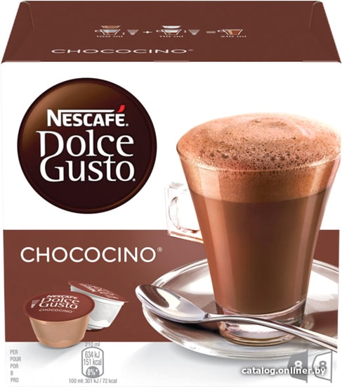 

Кофе в капсулах Nescafe Dolce Gusto Chococino в капсулах 16 шт (8 порций)