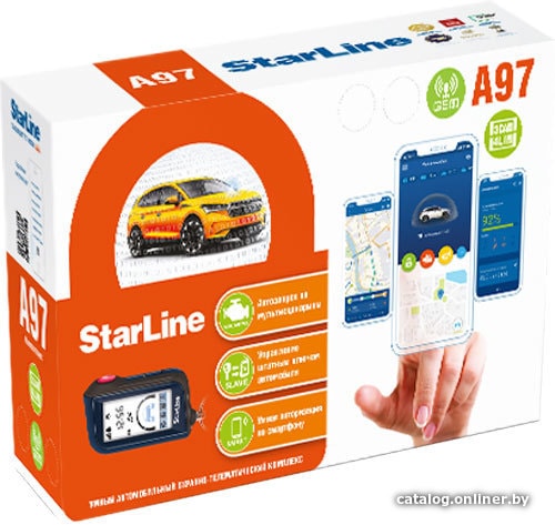 

Автосигнализация StarLine A97 GSM 3CAN+4LIN