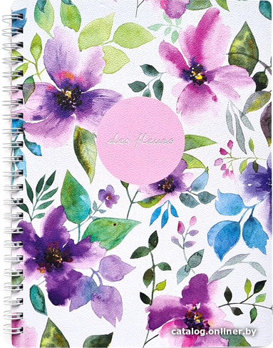 

Общая тетрадь Be Smart Fleurs N1194 (80 л, клетка)