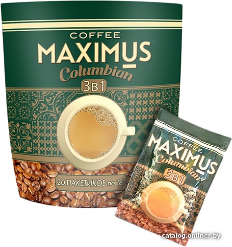 

Кофе Maximus 3в1 Columbian растворимый 360 г