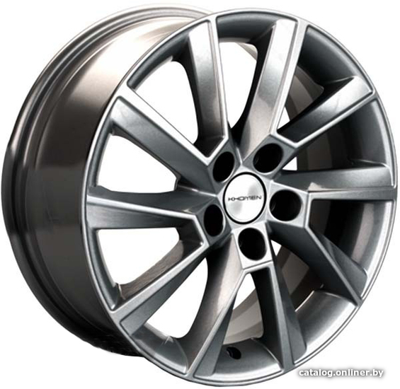 

Литые диски Khomen KHW1507 (Rapid/Fabia) 15x6" 5x100мм DIA 57.1мм ET 38мм Gray-FP