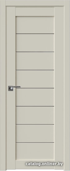 

Межкомнатная дверь ProfilDoors 71U R 60x200 (магнолия сатинат, стекло графит)