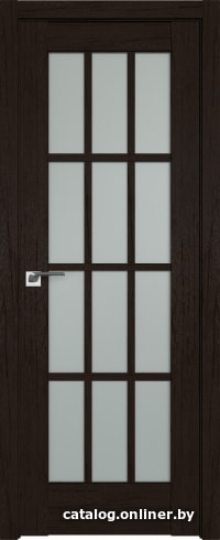 

Межкомнатная дверь ProfilDoors 102XN 60x200 (дарк браун, стекло матовое)