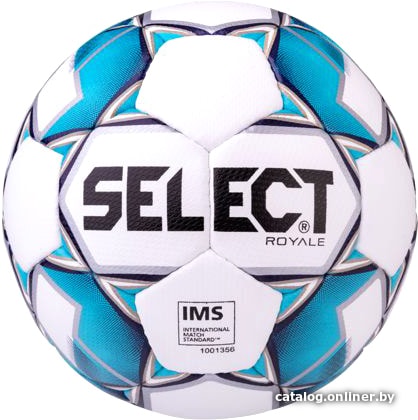 

Мяч Select Royale (5 размер, белый/голубой/черный)