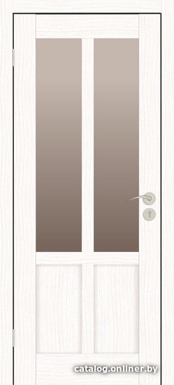 

Межкомнатная дверь IstokDoors Палермо-2 ДЧ 80x200 (бьянко/стекло бронза)