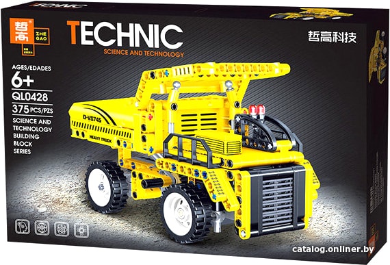 

Конструктор Zhe Gao Technic QL0428 Большегрузный Самосвал