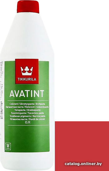 

Колеровочная краска Tikkurila Avatint 1 л (RX, red oxide)