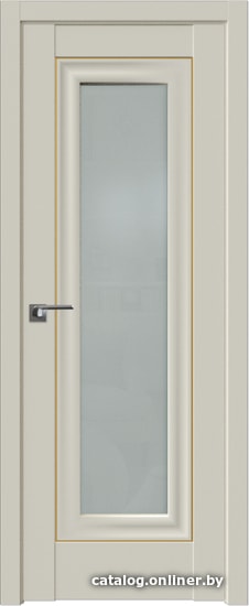 

Межкомнатная дверь ProfilDoors 24U 80x200 (магнолия сатинат/матовый/золото)