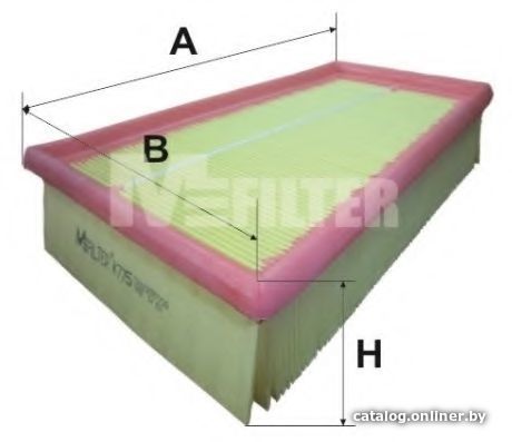 

Воздушный фильтр Mfilter K775