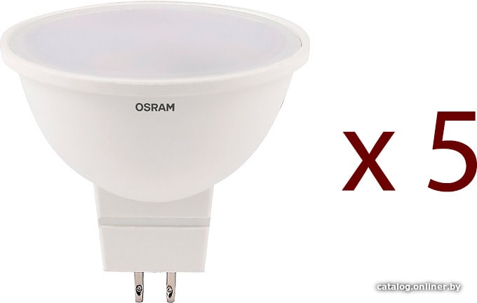 

Светодиодная лампочка Osram LV MR1675 10 SW/840 230V GU5.3 RU (5 шт)