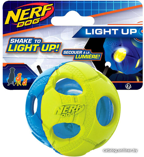 

Игрушка для собак Nerf Мяч светящийся 53963