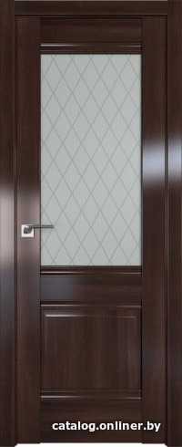 

Межкомнатная дверь ProfilDoors 2X 80x200 (орех сиена/стекло ромб)