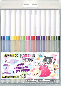 

Фломастеры deVente Sweet Cats 5081209 (12 цветов)