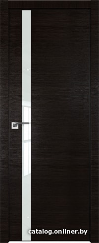 

Межкомнатная дверь ProfilDoors 6Z 60x200 (венге кроскут/стекло белый лак)