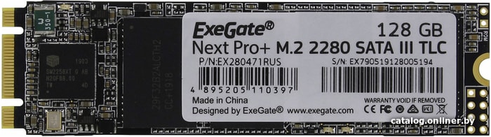 

SSD ExeGate Next Pro+ 128GB EX280471RUS