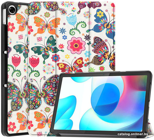 

Чехол для планшета JFK Smart Case для Realme Pad (бабочка)