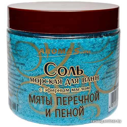 

Aroma Saules Окрашенная с эфирным маслом мяты перечной и пеной 600 гр
